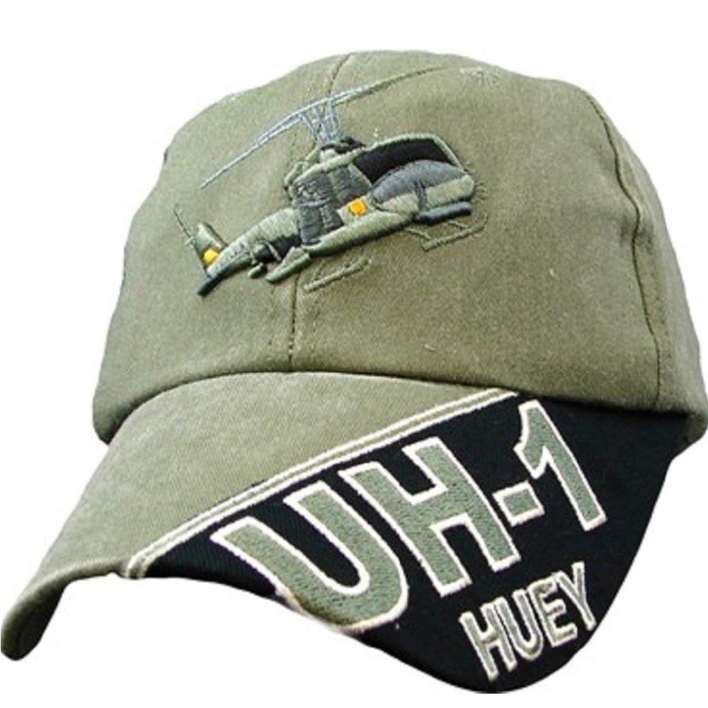 Eagle Crest, Air Force UH-1 Huey Ball Cap, Adjustable, Green, New